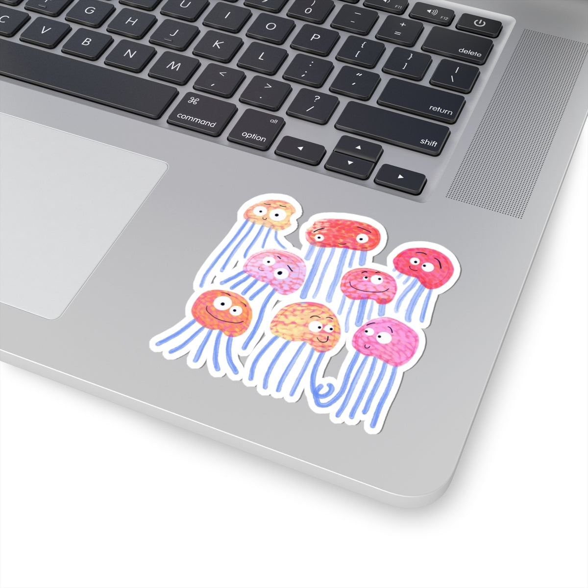 Cute Jellyfish Sticker | Fun Ocean-themed Decor for Laptops, Water Bottles & More