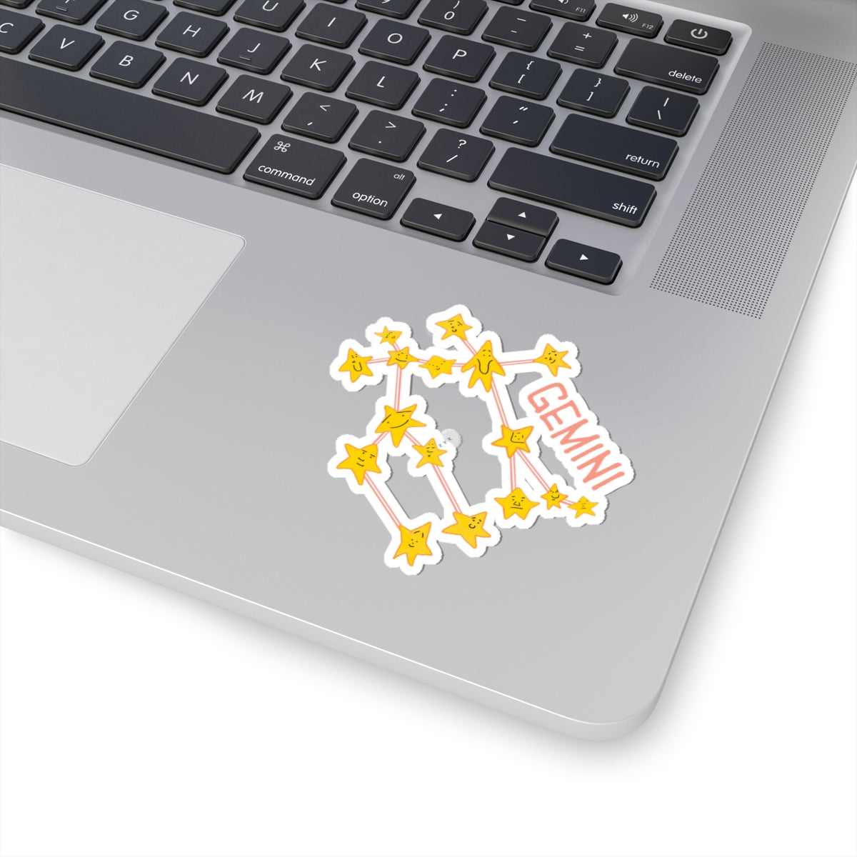 Gemini Constellation Kiss-Cut Stickers - Fun Zodiac Decor for Astrological Lovers