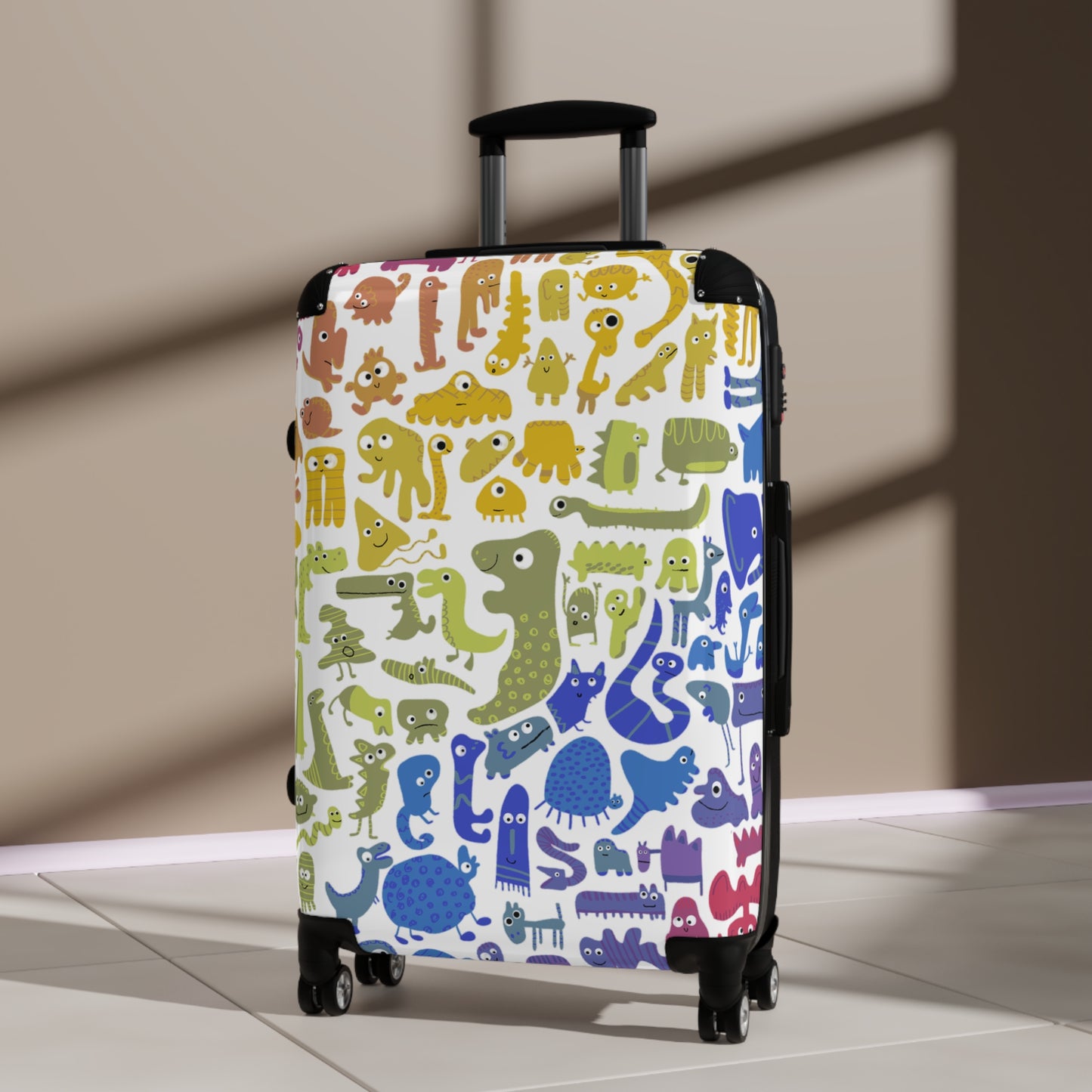 Colorful abstract animal Travel Suitcase for Kids or adults - Fun & Colorful Luggage