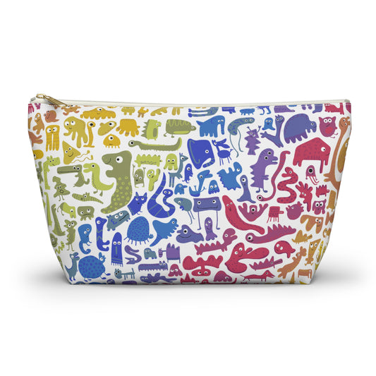 Colorful Abstract Animal Print Accessory Pouch - Fun Storage for Kids & Adults