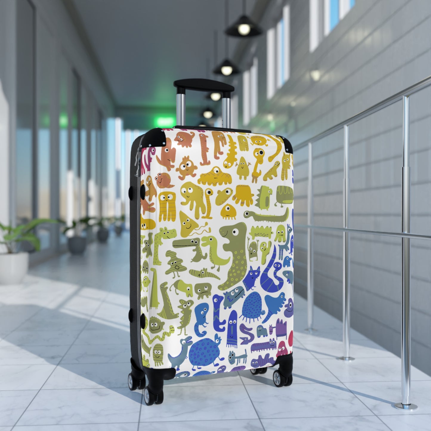 Colorful abstract animal Travel Suitcase for Kids or adults - Fun & Colorful Luggage