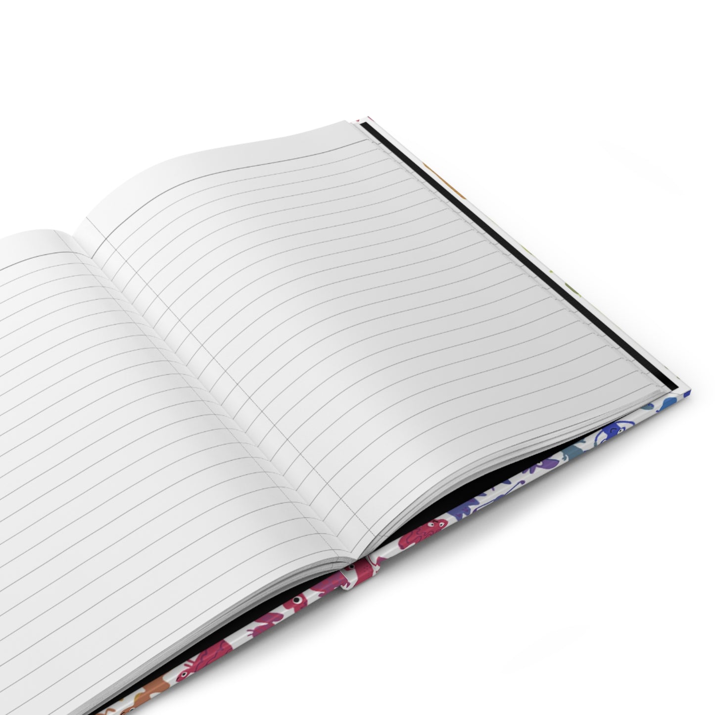 Rainbow Abstract Creature Notebook for Creatives, Cute Monster Design, Perfect for Gifts, Doodling, Daily Journaling, Art Sketchbook