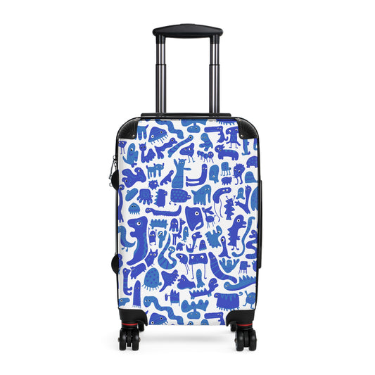 Playful Dinosaur Print Suitcase - Travel in Style