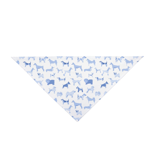 Cute Dog Print Pet Bandana, Stylish Dog Scarf, Pet Accessories for Dogs, Gifts