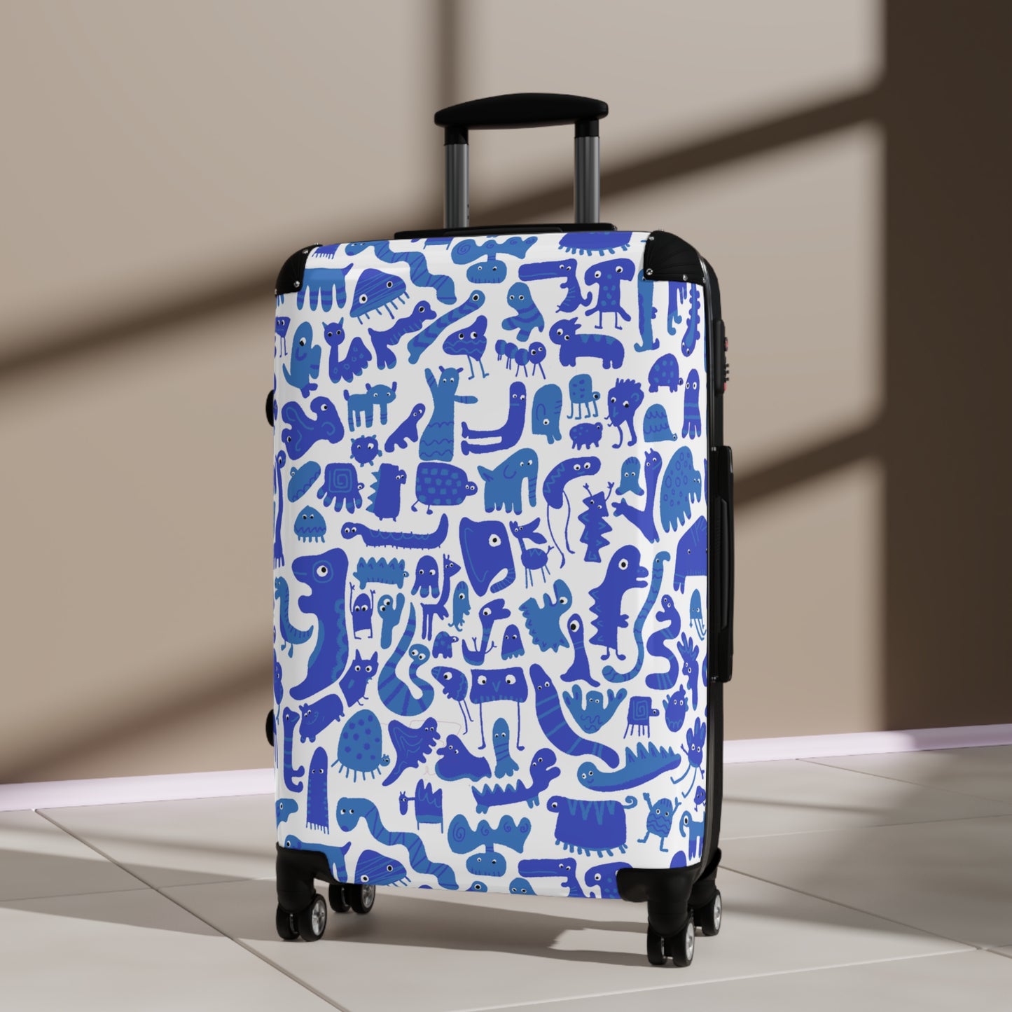Playful Dinosaur Print Suitcase - Travel in Style