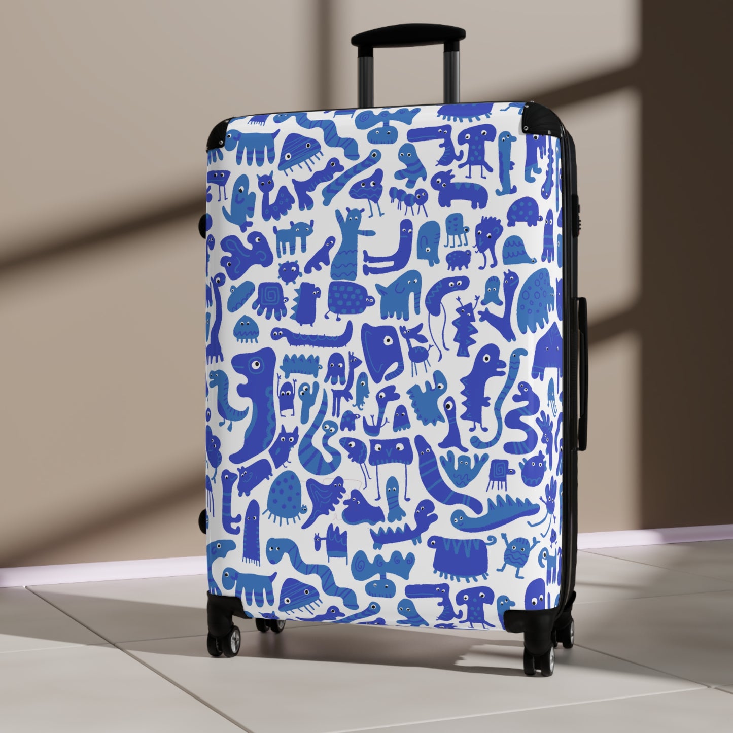 Playful Dinosaur Print Suitcase - Travel in Style