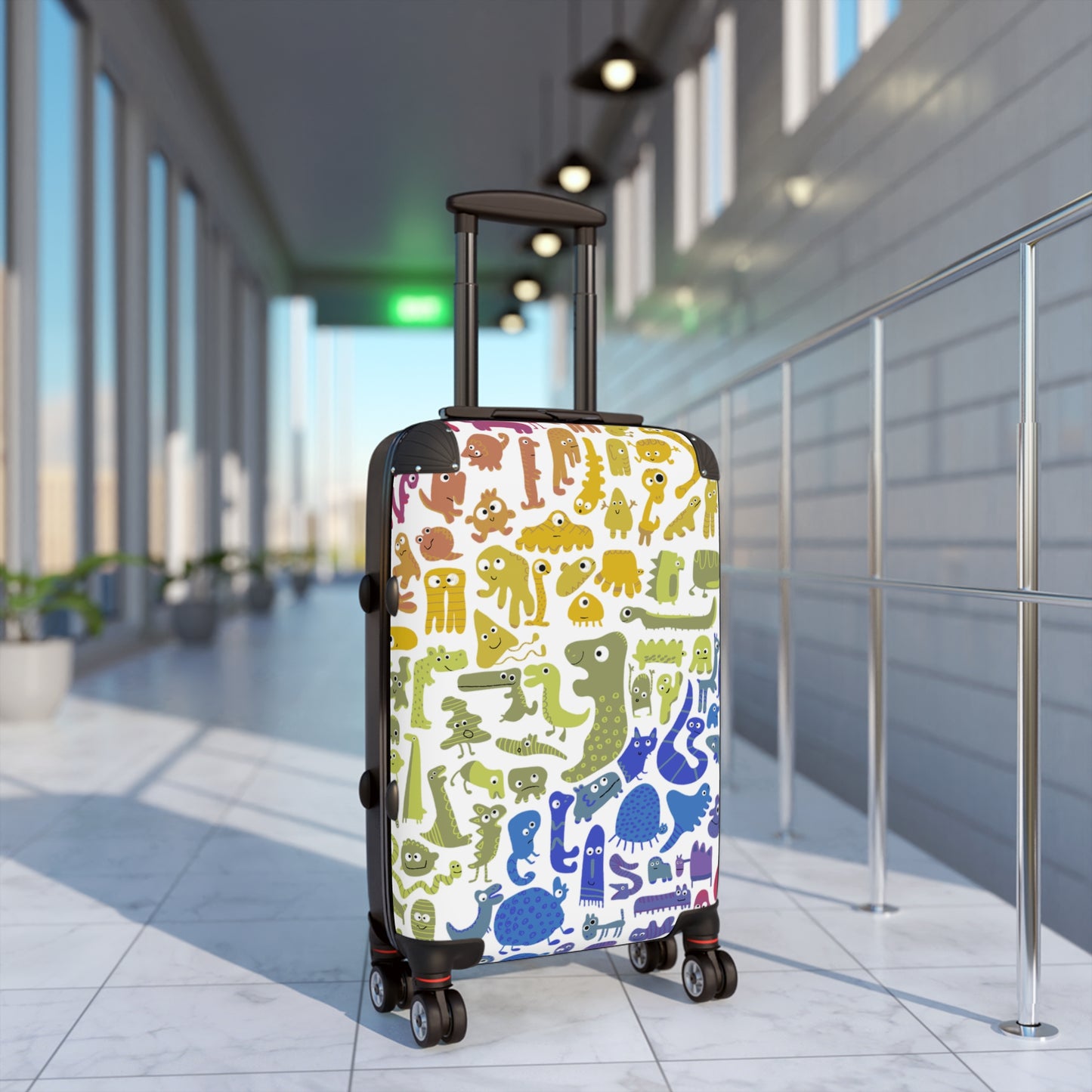 Colorful abstract animal Travel Suitcase for Kids or adults - Fun & Colorful Luggage