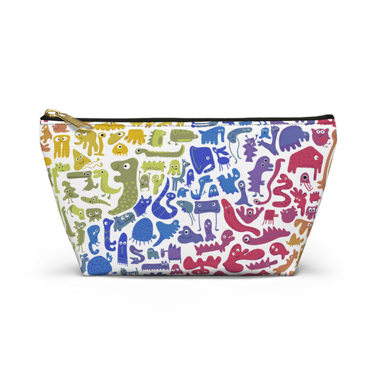Colorful Abstract Animal Print Accessory Pouch - Fun Storage for Kids & Adults