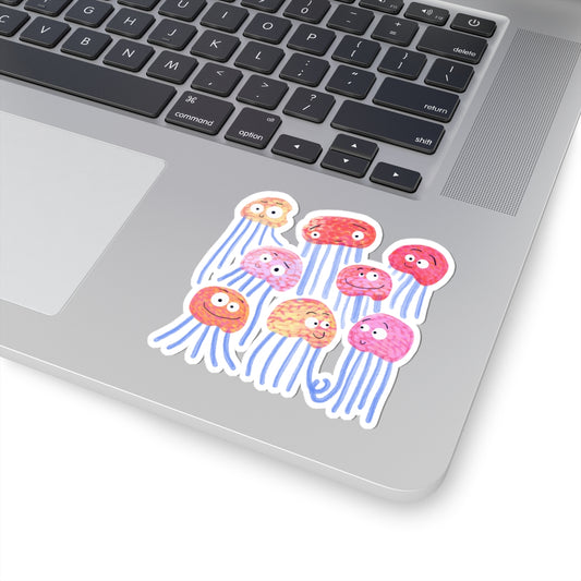 Cute Jellyfish Sticker | Fun Ocean-themed Decor for Laptops, Water Bottles & More