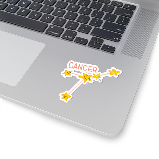 Cancer Zodiac Kiss-Cut Stickers - Fun Astrological Stars for Astrology Lovers
