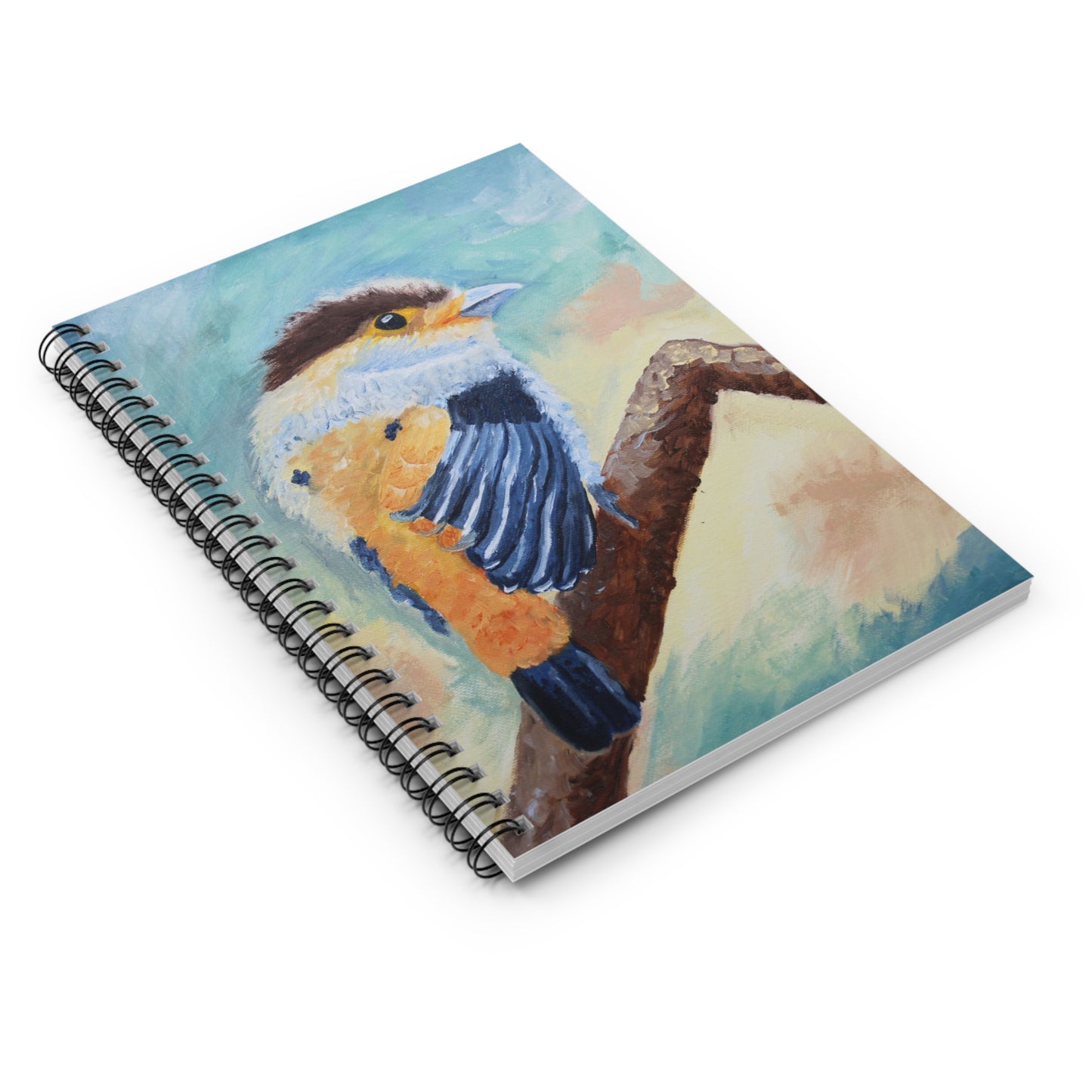 Bird Notebook - Ruled Line, Journal for Bird Lovers, Nature Diary, Painterly