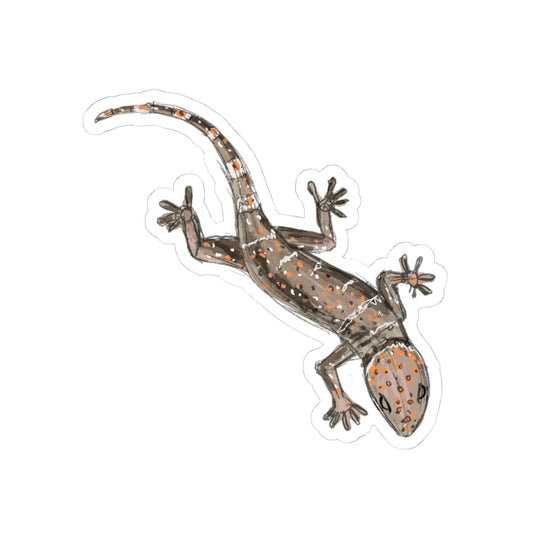 Gecko Kiss-Cut Sticker - Vibrant Lizard Design for Nature Lovers