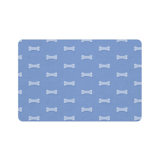 Cute Bone Pattern Pet Food Mat - Dog Placemat, Pet Feeding Tray, Kitchen