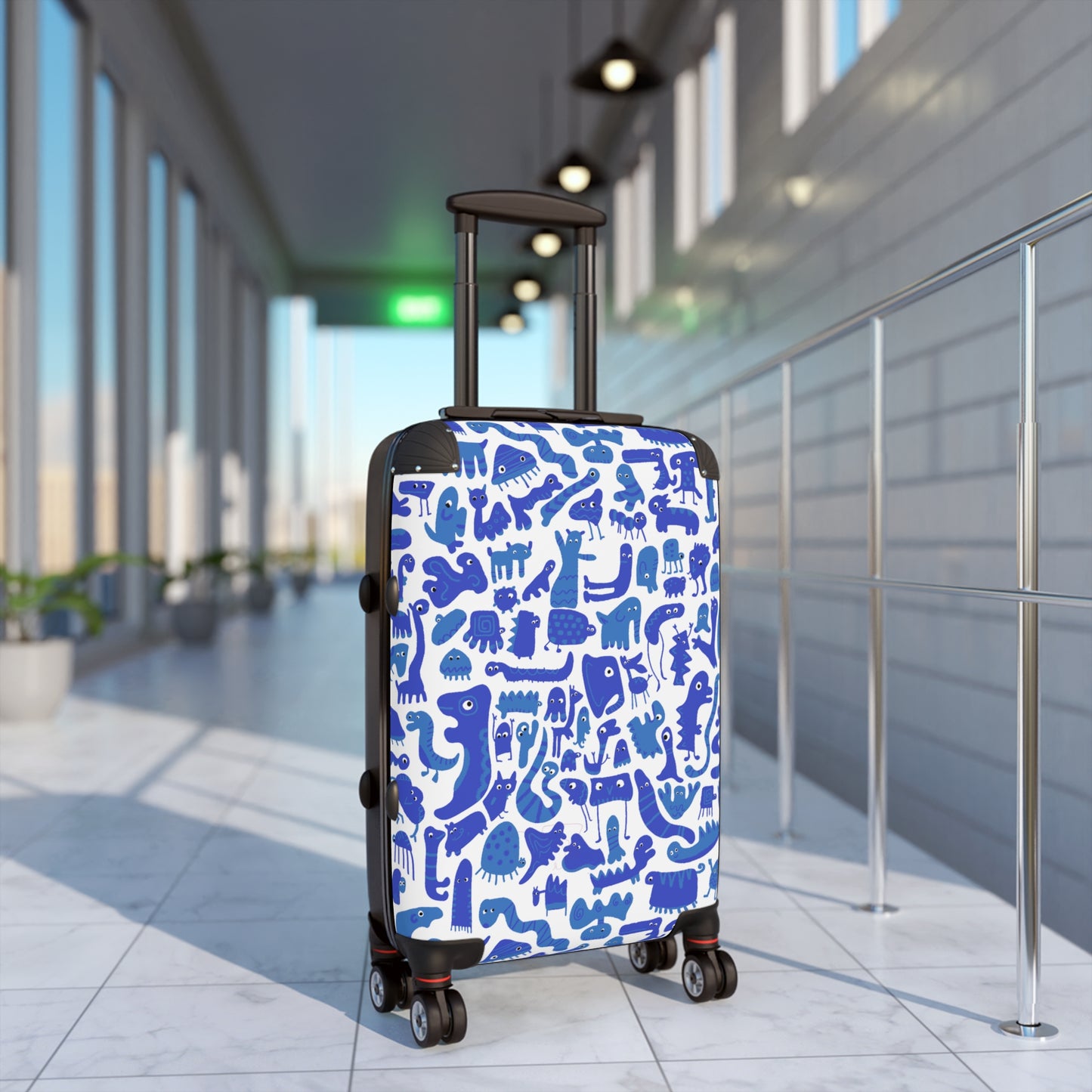 Playful Dinosaur Print Suitcase - Travel in Style