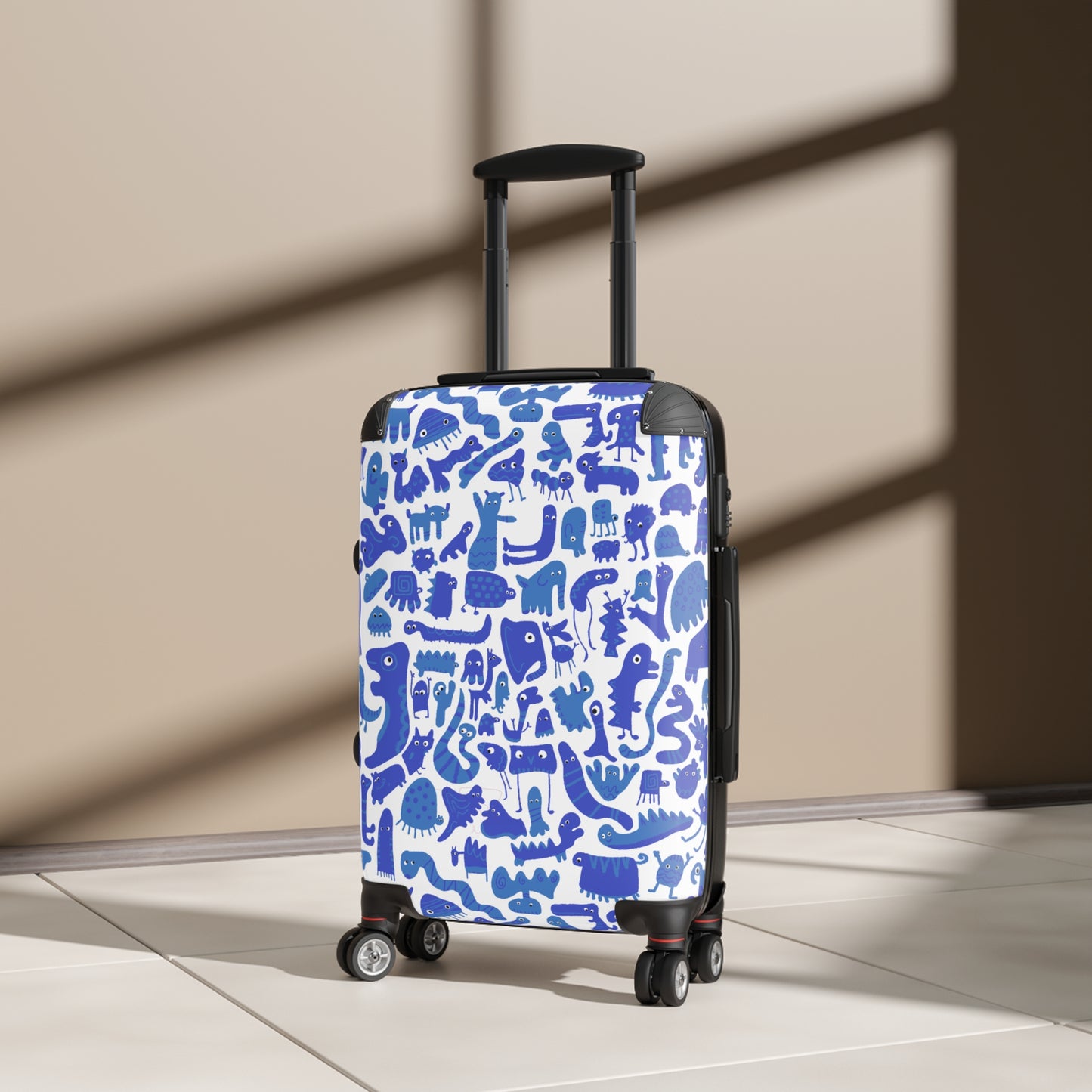 Playful Dinosaur Print Suitcase - Travel in Style